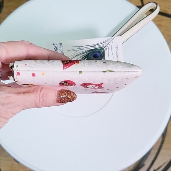 Coach Wristlet With Ornament Print - Picture 5 of 8